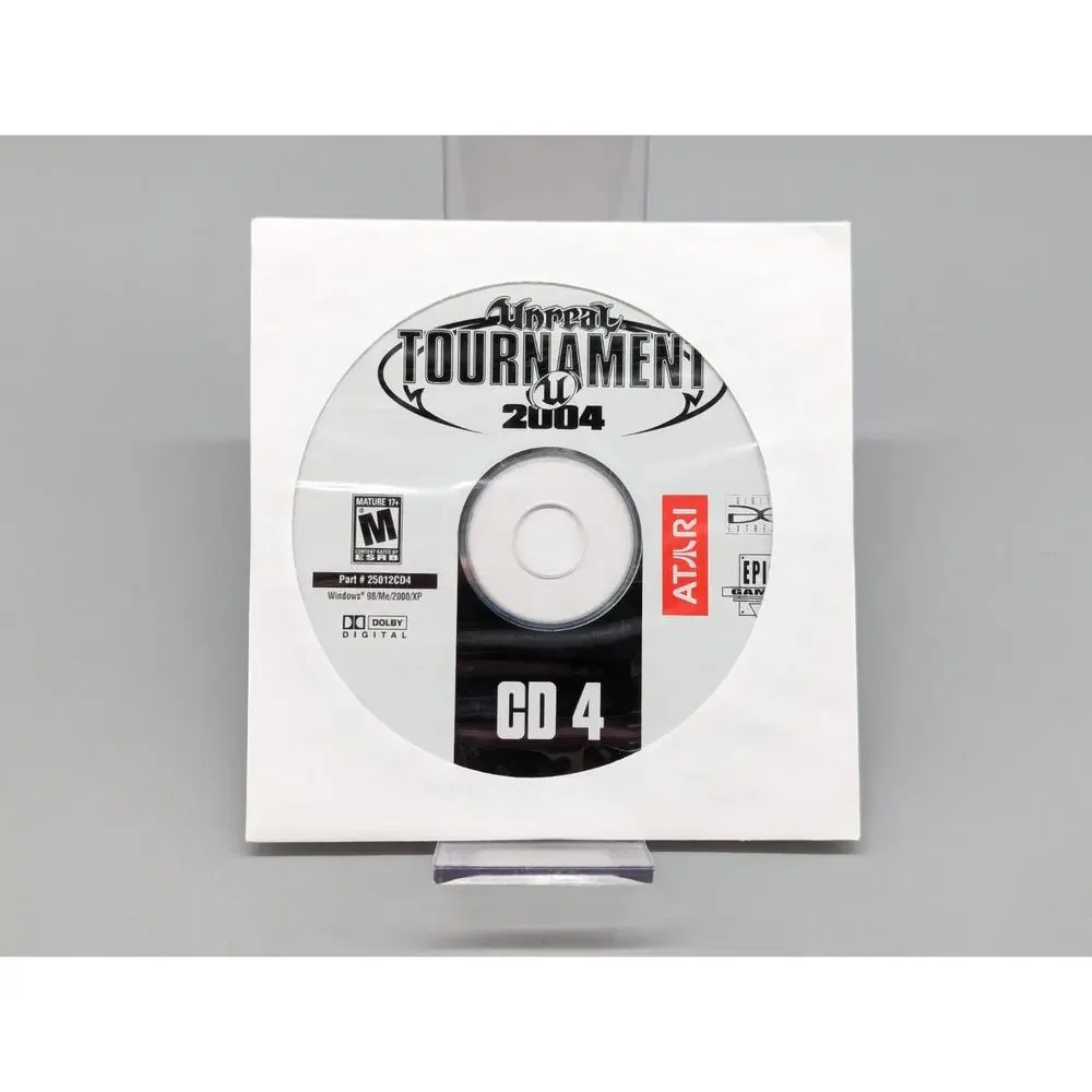 Unreal Tournament 2004 PC Game 2004 Complete 6 CD Set Tested